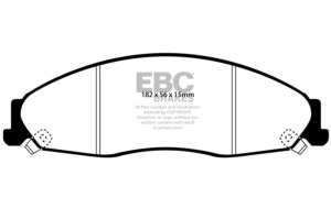 Cadillac CTS Brake Pads - Front - EBC - Ultimax2 - `02-`05