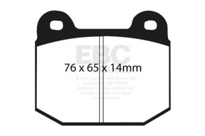 Infiniti G35 Brake Pads - Rear - EBC - Ultimax2 - `03-`04 Infiniti G35 Brake Pads - Rear - EBC - Ultimax2 - `03-`04