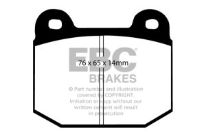 Infiniti G35 Brake Pads - Rear - EBC - Ultimax2 - `03-`04 Infiniti G35 Brake Pads - Rear - EBC - Ultimax2 - `03-`04