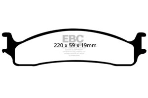 Dodge Ram 1500 Mega Cab Brake Pads - Front - EBC - Ultimax2 - `06-`11