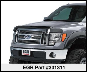 Hummer H3 Hood Shield - EGR - Superguard - Dark Smoke - `06-`10