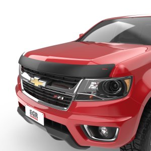 Chevrolet Colorado Hood Shield - Front - EGR - Superguard - Matte Black - `15-`22