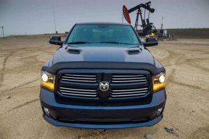 Dodge Ram Hood Shield - EGR - Superguard Matte - Matte Black - `09-`24