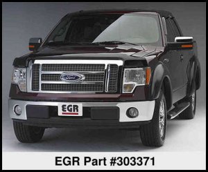 Ford F-150 Hood Guard - EGR - Superguard Style - Dark Smoke - `09-`14