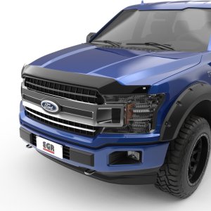 Ford F-150 Hood Shield - EGR - Superguard - Dark Smoke - `15-`20