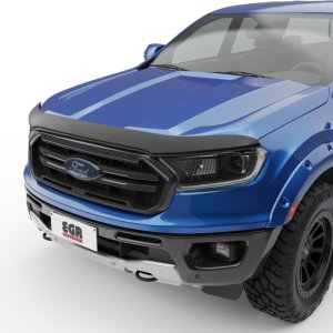 Ford Ranger Hood Guard - EGR - Superguard - Matte Black - `19-`23