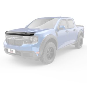 Ford Maverick Hood Guard - EGR - SuperGuard - Matte Black - `22-`25