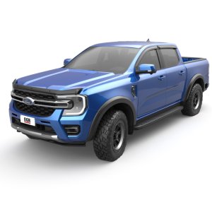 Ford Ranger Hood Shield - EGR - Superguard - Matte Black - `24-`25