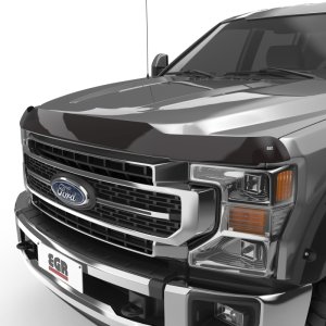 Ford F-350 Hood Shield - EGR - Superguard - Smoke - `17-`22