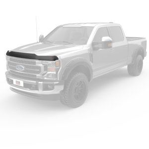 Ford F-350 Hood Shield - EGR - Superguard - Smoke - `17-`22