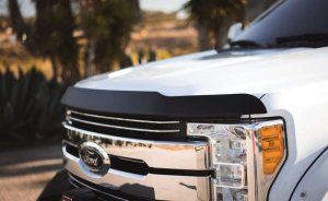 Ford F-350 Hood Shield - EGR - Superguard - Matte Black - `17-`22