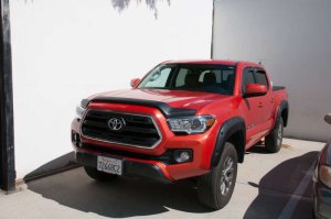 Toyota Tacoma Hood Deflector - EGR - Superguard - Dark Smoke - `06-`17