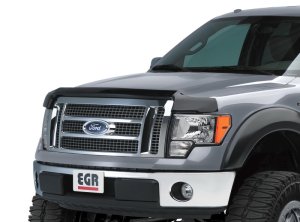 Toyota Tacoma Hood Deflector - EGR - Superguard - Dark Smoke - `06-`17