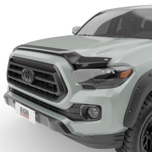 Toyota Tacoma Hood Deflector - EGR - Superguard - Dark Smoke - `06-`17