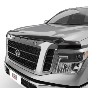 Nissan Titan XD Hood Shield - EGR - Superguard - Dark Smoke - `16-`24