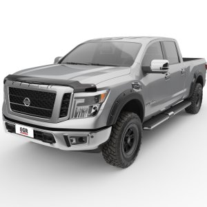Nissan Titan XD Hood Shield - EGR - Superguard - Dark Smoke - `16-`24