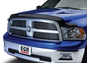 Dodge Ram 3500 SLT Hood Shield - EGR - Aerowrap - Dark Smoke - `03-`09