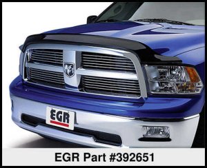 Ram 1500 Hood Shield - EGR - Aerowrap - Dark Smoke - `11-`24