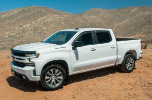 GMC Sierra 1500 Wind Deflectors - Front + Rear - EGR - In-Channel - Matte Black - `19-`25 GMC Sierra 1500 Wind Deflectors - Front + Rear - EGR - In-Channel - Matte Black - `19-`25