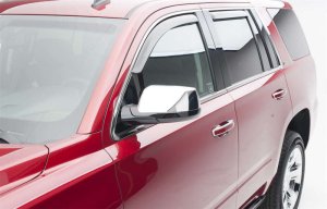 Chevrolet Tahoe Window Visors - Front + Rear - EGR - In-Channel - Dark Smoke - `15-`20