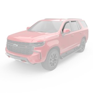 Chevrolet Tahoe Wind Deflectors - Front + Rear - EGR - In-Channel - Matte Black - `21-`23