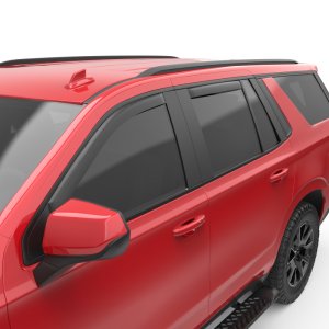 Chevrolet Tahoe Wind Deflectors - Front + Rear - EGR - In-Channel - Matte Black - `21-`23