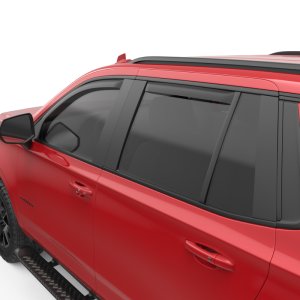 Chevrolet Tahoe Wind Deflectors - Front + Rear - EGR - In-Channel - Matte Black - `21-`23