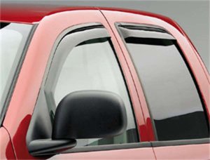 Dodge Ram 2500 SLT Window Visors - Front + Rear - EGR - In-Channel - Dark Smoke - `03-`18 Dodge Ram 2500 SLT Window Visors - Front + Rear - EGR - In-Channel - Dark Smoke - `03-`18