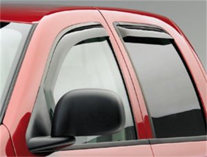 Dodge Ram 3500 SLT Window Visors - Front + Rear - EGR - In-Channel - Dark Smoke - `03-`18 Dodge Ram 3500 SLT Window Visors - Front + Rear - EGR - In-Channel - Dark Smoke - `03-`18