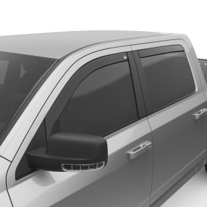 Ram 1500 Classic Wind Deflectors - Front + Rear - EGR - In-Channel - Dark Smoke - `19-`24