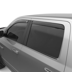 Ram 2500 Wind Deflectors - Front + Rear - EGR - In-Channel - Dark Smoke - `08-`24