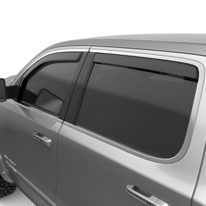 Ram 1500 Wind Deflectors - Front + Rear - EGR - In-Channel - Matte Black - `19-`25