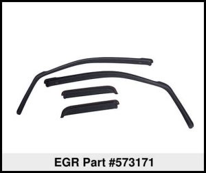 Ford F-150 Window Visors - Front + Rear - EGR - In-Channel - Dark Smoke - `09-`14 Ford F-150 Window Visors - Front + Rear - EGR - In-Channel - Dark Smoke - `09-`14