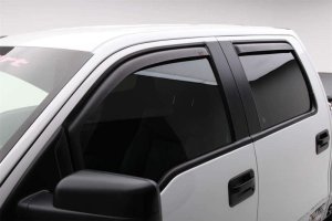 Ford F-150 Window Visors - Front + Rear - EGR - In-Channel Style - Matte Black - `15-`24