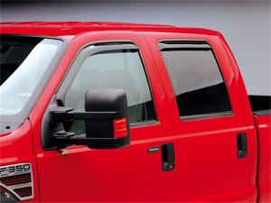 Ford F-550 Window Visors - Front + Rear - EGR - In-Channel - Dark Smoke - `99-`16