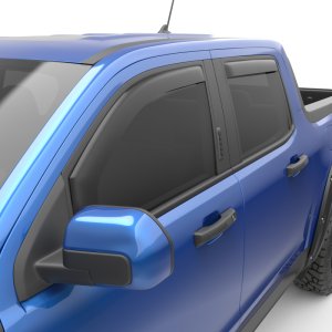 Ford Maverick Wind Deflectors - Front + Rear - EGR - In-Channel - Matte Black - `22-`25