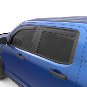 Ford Maverick Wind Deflectors - Front + Rear - EGR - In-Channel - Matte Black - `22-`25