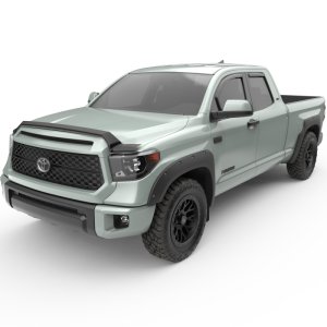 Toyota Tundra Wind Deflectors - Front + Rear - EGR - In-Channel - Dark Smoke - `07-`21