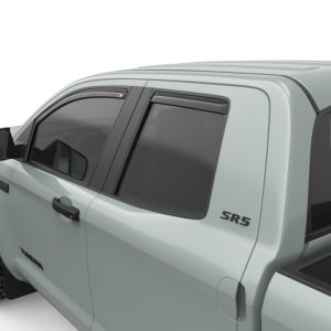 Toyota Tundra Window Visors (4) - Front + Rear - EGR - In-Channel - Dark Smoke - `07-`21