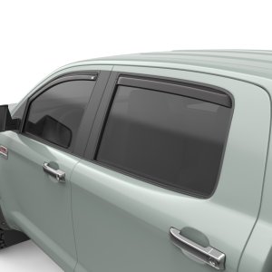 Toyota Tundra Window Visors (4) - Front + Rear - EGR - In-Channel - Dark Smoke - `07-`21