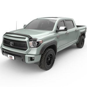 Toyota Tundra Window Visors (4) - Front + Rear - EGR - In-Channel - Dark Smoke - `07-`21