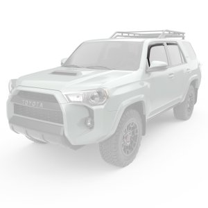 Toyota 4Runner Wind Deflectors - Front + Rear - EGR - In-Channel - Dark Smoke - `10-`24