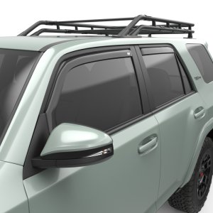 Toyota 4Runner Wind Deflectors - Front + Rear - EGR - In-Channel - Dark Smoke - `10-`24