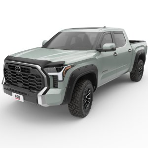 Toyota Tundra Window Visors - Front + Rear - EGR - In-Channel - Dark Smoke - `22-`25