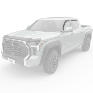 Toyota Tundra Window Visors - Front + Rear - EGR - In-Channel - Dark Smoke - `22-`25