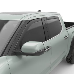 Toyota Tundra Wind Deflectors - Front + Rear - EGR - In-Channel - Matte Black - `22-`25