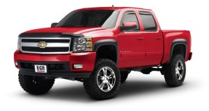 Chevrolet Silverado 1500 Fender Flares - Front + Rear - EGR - Rugged Look - Black - `07-`13