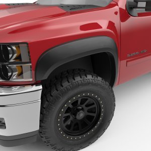 Chevrolet Silverado 3500 Fender Flares - Front + Rear - EGR - Rugged Look - Black - `07-`14