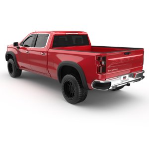 Chevrolet Silverado 1500 Fender Flares - Front + Rear - EGR - Rugged Look - Black - `19-`22