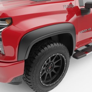 Chevrolet Silverado 2500HD Fender Flares - Front + Rear - EGR - Rugged Set - Black - `20-`23
